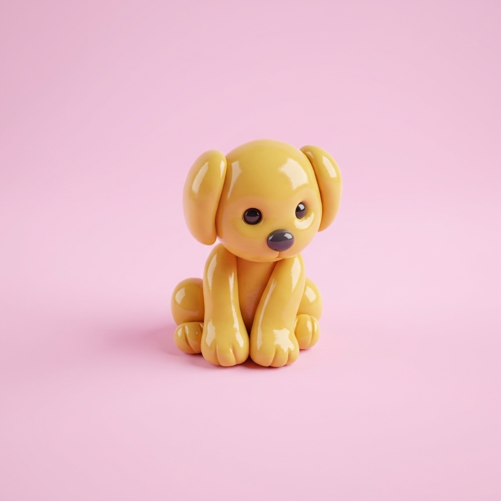 Figura Cachorrito Golden Fiel - Foto 1
